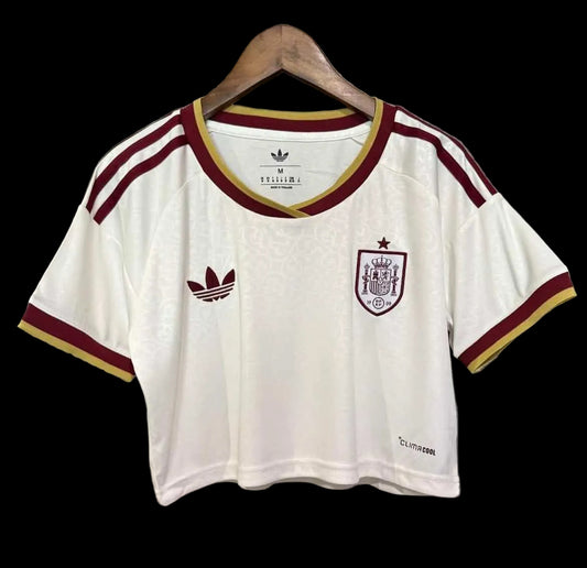ESPAÑA CROP TOP 26-27 SEGUNDA EQUIPACIÓN MUNDIAL