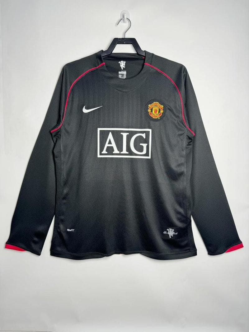 MANCHESTER UNITED 2008 MANGA LARGA RETRO