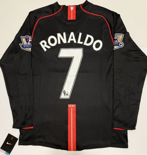 MANCHESTER UNITED 2008 MANGA LARGA RETRO