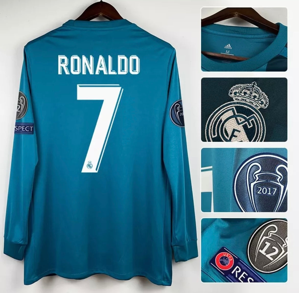 REAL MADRID RETRO MANGA LARGA