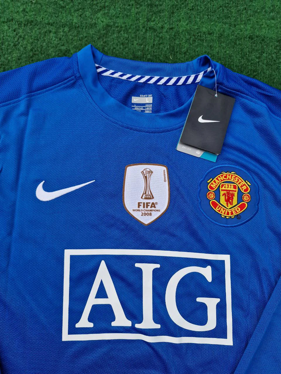 MANCHESTER UNITED 2008 MANGA LARGA RETRO