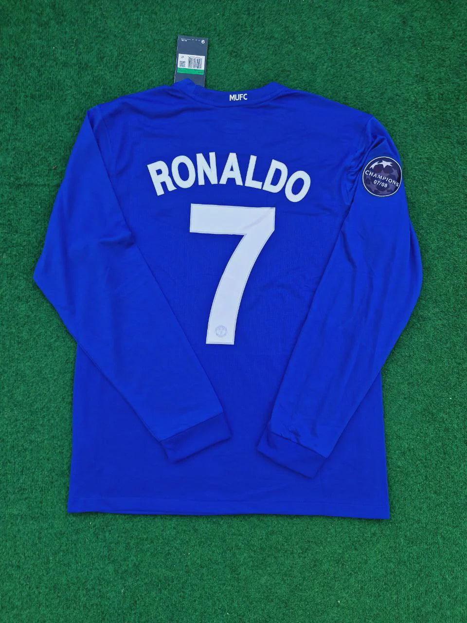MANCHESTER UNITED 2008 MANGA LARGA RETRO