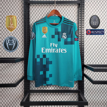 REAL MADRID 2017 - 2018 MANGA LARGA RETRO