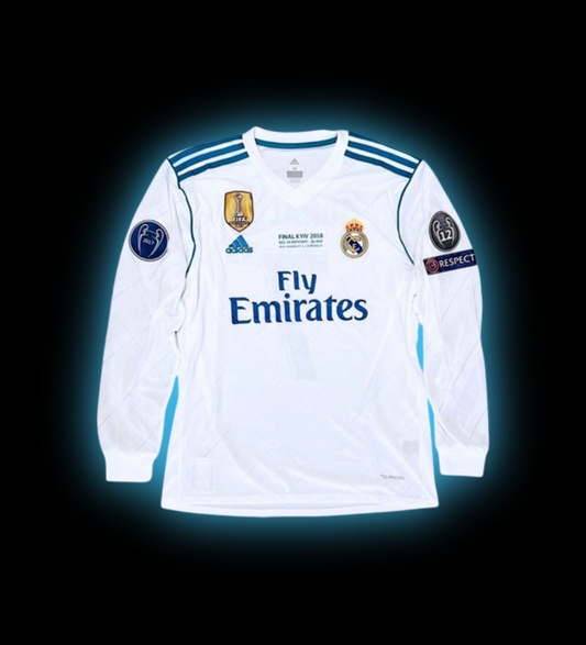 REAL MADRID MANGA LARGA 2017 - 2018 RETRO