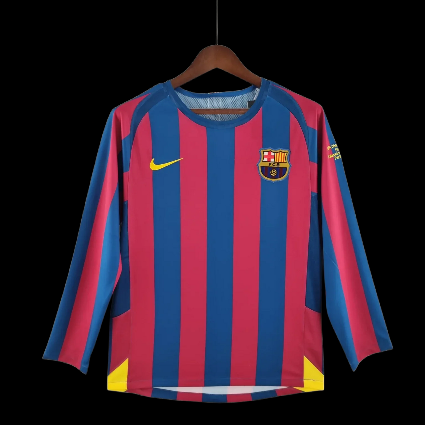 FC BARCELONA 2005 - 2006 RETRO MANGA LARGA