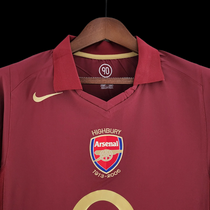 ARSENAL 2005 - 2006 MANGA LARGA RETRO