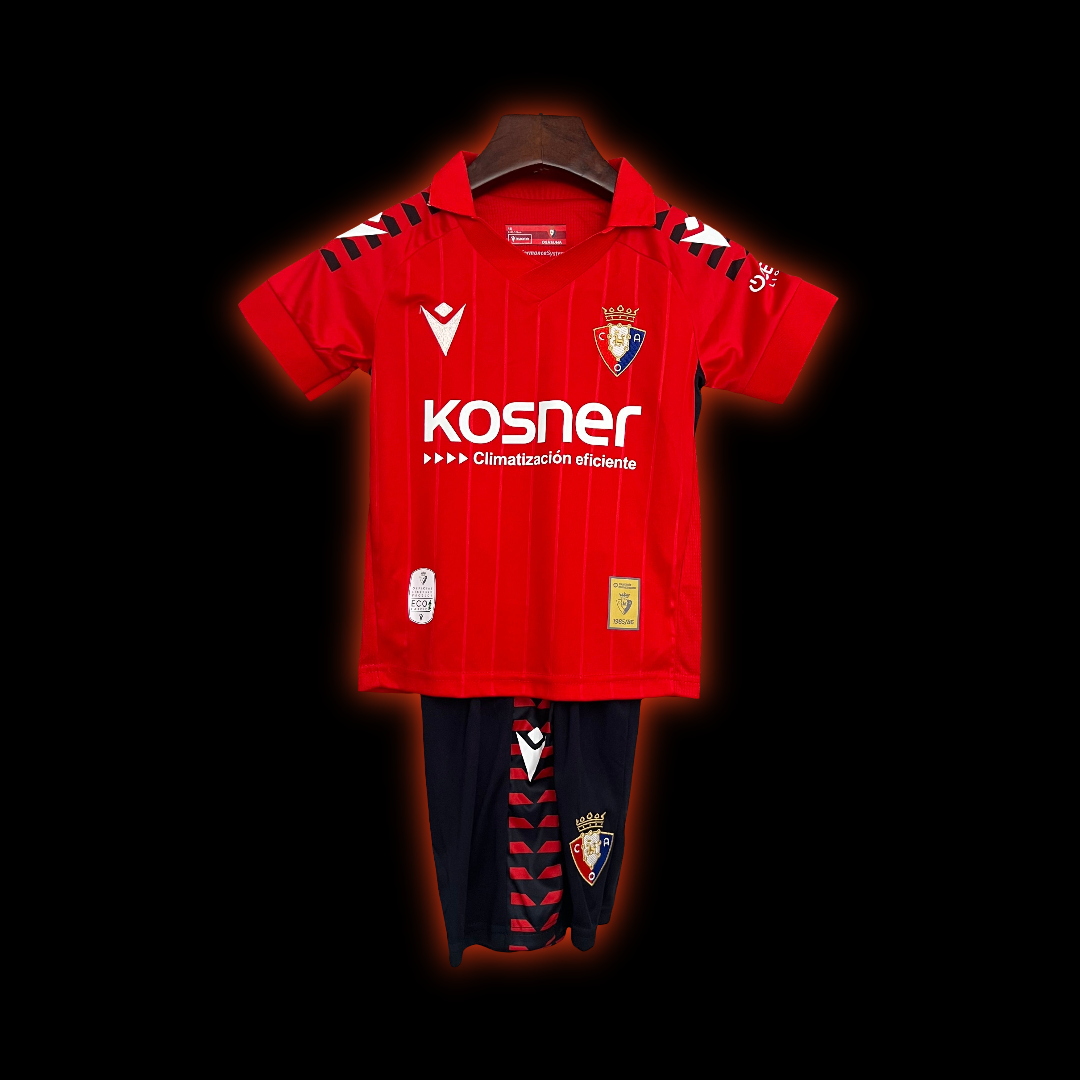 OSASUNA NIÑOS 25-26 PRIMERA EQUIPACIÓN