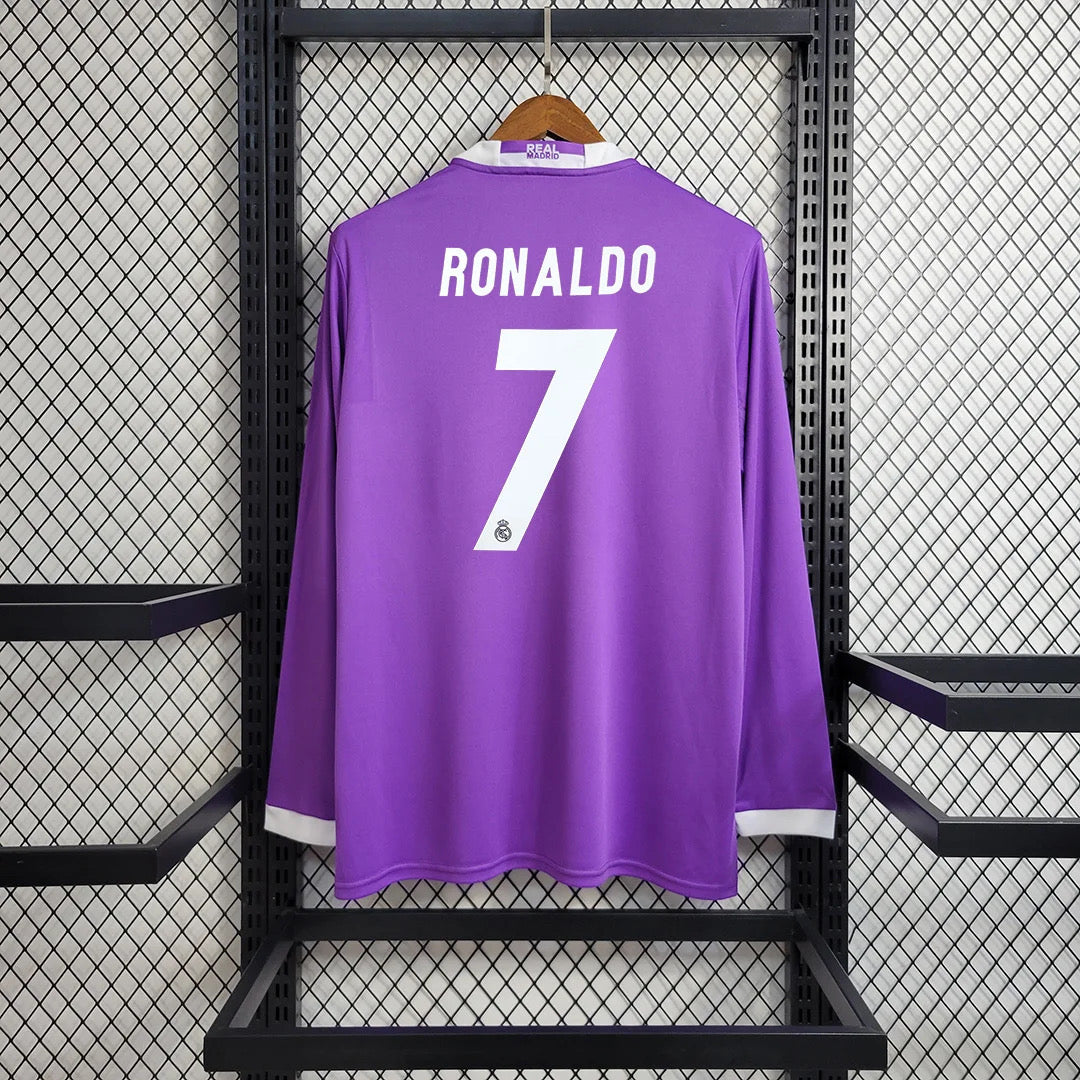 REAL MADRID MANGA LARGA RETRO