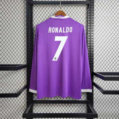 REAL MADRID MANGA LARGA RETRO
