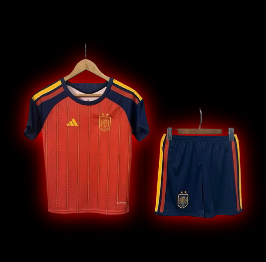 ESPAÑA NIÑOS 26-27 MUNDIAL 2 ESTRELLAS PRIMERA EQUIPACIÓN